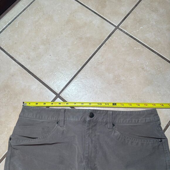Lululemon ABC Obsidian Gray Slim Fit Chino Pants Mens 34x31 READ - Picture 4 of 12
